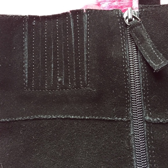 Torrid Black Suede Knee High Boots Wide Calf 10W - Picture 6 of 8